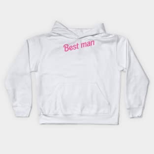 Best Man Barbie logo Kids Hoodie